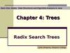 Chapter 4: Trees. Radix Search Trees