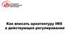 Концепция (архитектура) IMS. Как вписать архитектуру IMS в действующее регулирование