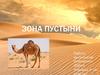 Зона пустыни (4 класс)
