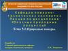 Опасные природные процессы. Природные пожары. (Тема 5.1)