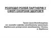 Розподіл ролей партнерів у сфері охорони здоров'я