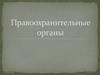 Правоохранительные органы