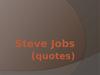 Steve Jobs (quotes)