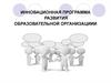 Инновационная программа развития образовательной организациии