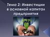 Инвестиции в основной капитал предприятия