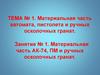 Тема № 1. Материальная часть автомата, пистолета и ручных осколочных гранат