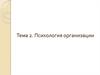 Психология организации