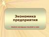 Экономика предприятия.  Альбом наглядных пособий и схем