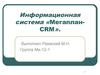 Информационная система «Мегаплан-CRM»