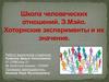 Школа человеческих отношений. Э.Мэйо. Хоторнские эксперименты и их значение