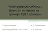 Конкурентоспособность фирмы и ее оценка на примере ОДО «Дижар»