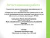 Аттестационная работа. Воспитание исследовательских навыков на примере использования вспомогательных исторических дисциплин