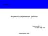 Лекция 6. Форматы графических файлов: растровые, векторные. Форматы BMP, PCX, TGA