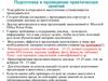Подготовка и проведение практических занятий
