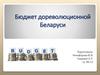 Бюджет дореволюционной Беларуси