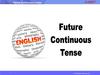 Future continuous tense