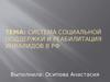 Система социальной поддержки и реабилитация инвалидов в РФ