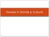 Femeia în știință și cultură