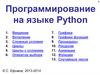 Программирование на языке Python