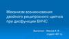 Механизм возникновения двойного реципрокного щелчка при дисфункции ВНЧС