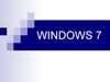 Новшества Windows 7