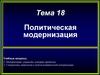 Политическая модернизация