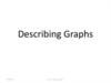 Describing Graphs