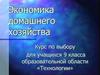 Экономика домашнего хозяйства