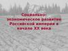 Социально-экономическое развитие Российской империи в начале ХХ века
