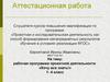Аттестационная работа. Рабочая программа проектной деятельности «Хочу все знать». (1-4 класс)