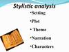 Stylistic analysis