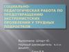 Социально-педагогическая работа по предотвращению экстремистских проявлений у трудных подростков