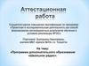 Аттестационная работа. Программа дополнительного образования «Школьное радио»