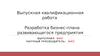 Разработка бизнес-плана развивающегося предприятия (на примере ООО «Саксесс-трейд»)