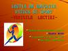 Lectia de educatie fizica si sport