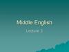 Middle English