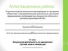 Аттестационная работа. Внеурочная деятельность по дисциплине русский язык и литература