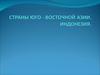 Страны Юго-Восточной Азии. Индонезия