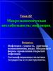 Тема 22. Макроэкономическая нестабильность: инфляция