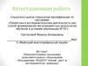 Аттестационная работа. Образовательная программа «ЮДИП»