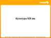 Культура XIX в