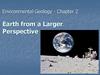 Earth from a Larger Perspective