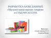 Разработка базы данных «Магазин канцелярских товаров» в СУБД MS ACCESS