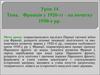Урок 14. Тема - Франція у 1920-ті – на початку 1930-х рр