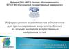 Информационно-аналитическое обеспечение для прогнозирования энергопотребления на основе ансамбля искусственных нейронных сетей