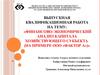 Финансово-экономический анализ капитала хозяйствующего субъекта. ООО «Фактор А».