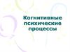 Когнитивные психические процессы