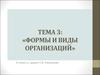 Формы и виды организаций