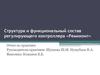 Структура и функциональный состав регулирующего контроллера «Ремиконт»