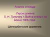 Анализ эпизода. Герои романа Л. Н. Толстого « Война и мир» на войне 1805 года. Шенграбенское сражение